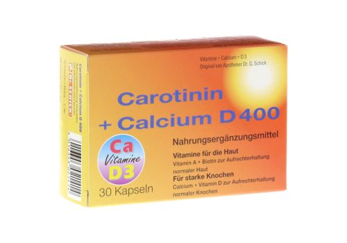 CAROTININ+Calcium D 400 Kapseln – PZN 00214161 (PZN 00214161)