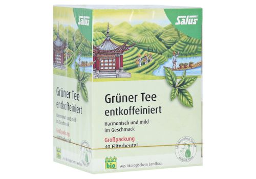 GRÜNER TEE entkoffeiniert Bio Salus Filterbeutel – PZN 06706066 (PZN 06706066)