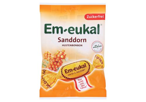 EM EUKAL Bonbons Sanddorn zuckerfrei – PZN 03166310 (PZN 03166310)