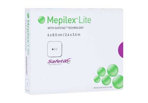 MEPILEX Lite Schaumverband 6x8,5 cm steril – PZN 00138537 (PZN 00138537)