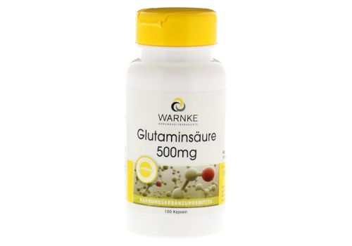 GLUTAMINSÄURE 500 mg Kapseln – PZN 04011756 (PZN 04011756)