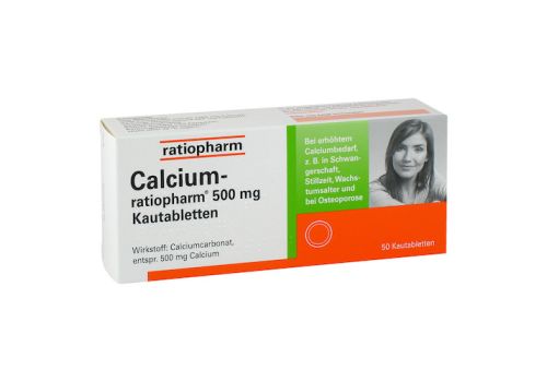 Calcium-ratiopharm 500mg – PZN 11657602 (PZN 11657602)