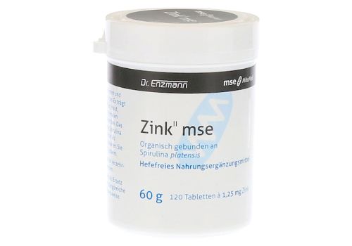 ZINK II MSE 1,25 mg Tabletten – PZN 03132995 (PZN 03132995)