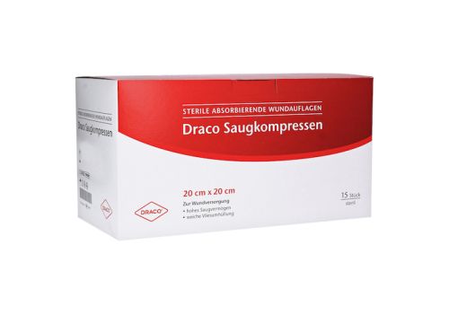 SAUGKOMPRESSEN steril 20x20 cm Draco – PZN 06563141 (PZN 06563141)