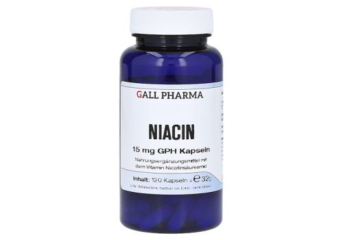 NIACIN 15 mg Kapseln – PZN 00120721 (PZN 00120721)