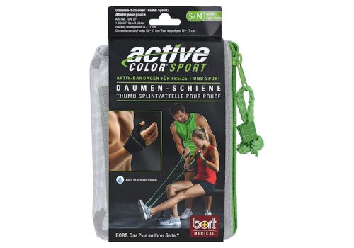 BORT ActiveColor Sport Daumen-Schiene rechts S/M – PZN 13424500 (PZN 13424500)