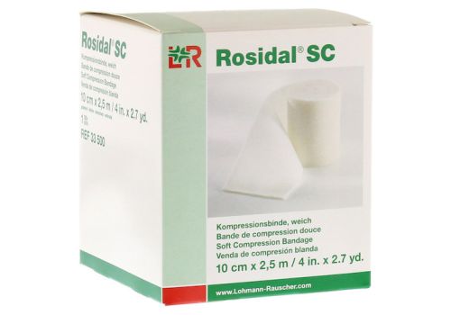 ROSIDAL SC Kompressionsbinde weich 10 cmx2,5 m – PZN 00144880 (PZN 00144880)