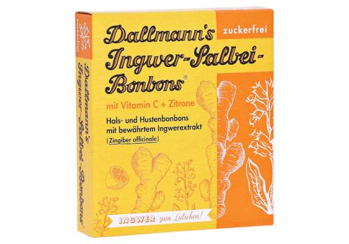 DALLMANN'S Ingwer Salbei Bonbons – PZN 15747957 (PZN 15747957)