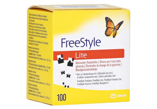 Freestyle Lite Teststreifen ohne Codieren – PZN 00436080 (PZN 00436080)