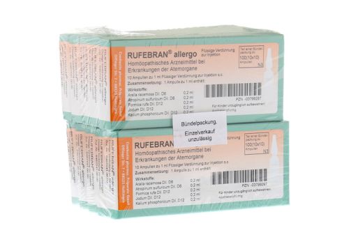 RUFEBRAN allergo Ampullen – PZN 03799297 (PZN 03799297)