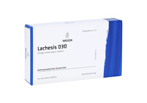 LACHESIS D 30 Ampullen – PZN 01623648 (PZN 01623648)