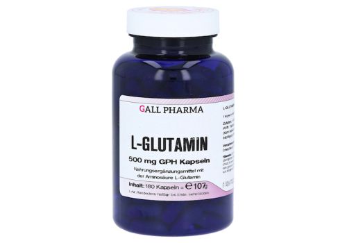 L-GLUTAMIN 500 mg GPH Kapseln – PZN 08403890 (PZN 08403890)