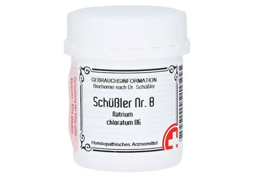 SCHÜSSLER Nr.8 Natrium chloratum D 6 Tabletten – PZN 10990618 (PZN 10990618)