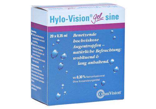 Hylo-vision Gel sine – PZN 03114098 (PZN 03114098)