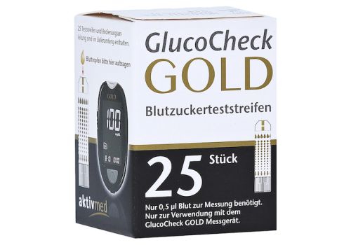 GLUCOCHECK GOLD Blutzuckerteststreifen – PZN 11864956 (PZN 11864956)