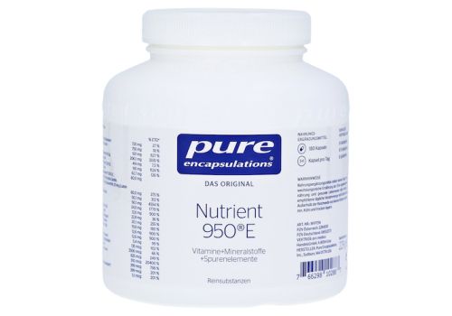 PURE ENCAPSULATIONS Nutrient 950E Kapseln – PZN 06552373 (PZN 06552373)