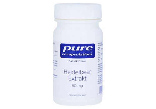 PURE ENCAPSULATIONS Heidelbeer Extrakt 80 mg Kaps. – PZN 05131988 (PZN 05131988)