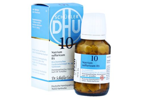 BIOCHEMIE DHU 10 Natrium sulfuricum D 3 Tabletten – PZN 02580869 (PZN 02580869)