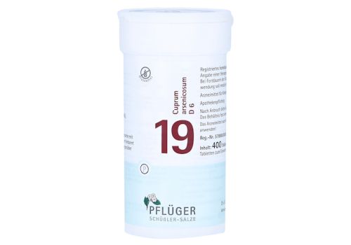 BIOCHEMIE Pflüger 19 Cuprum arsenicosum D 6 Tabl. – PZN 06322578 (PZN 06322578)