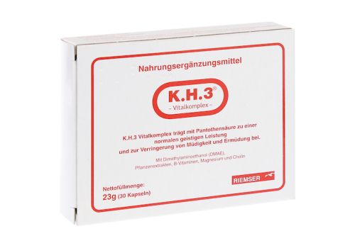 K.H.3 Vitalkomplex Kapseln – PZN 11524516 (PZN 11524516)