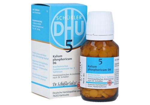 BIOCHEMIE DHU 5 Kalium phosphoricum D 6 Tabletten – PZN 02580585 (PZN 02580585)