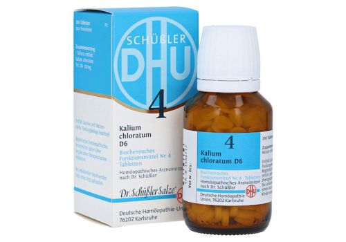 BIOCHEMIE DHU 4 Kalium chloratum D 6 Tabletten – PZN 02580533 (PZN 02580533)