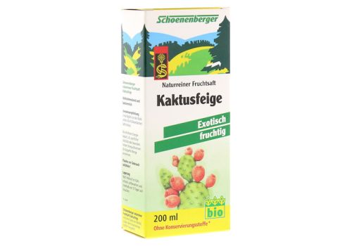 KAKTUSFEIGE Saft Bio Schoenenberger – PZN 05566189 (PZN 05566189)