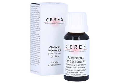 CERES Glechoma hederacea Urtinktur – PZN 00179016 (PZN 00179016)