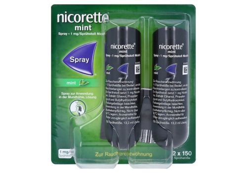 NICORETTE Mint Spray 1 mg/Sprühstoß – PZN 14333277 (PZN 14333277)