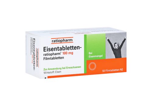 Eisentabletten-ratiopharm 100mg – PZN 06958537 (PZN 06958537)