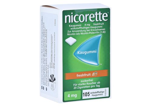 Nicorette 4mg freshfruit – PZN 07274835 (PZN 07274835)