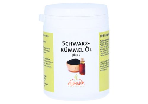 SCHWARZKÜMMELÖL plus 5 Kapseln – PZN 01503281 (PZN 01503281)