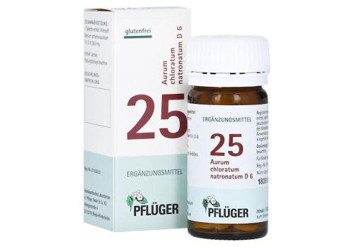 BIOCHEMIE Pflüger 25 Aurum chlorat.natron.D 6 Tab. – PZN 06327328 (PZN 06327328)