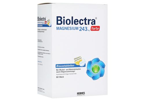 BIOLECTRA Magnesium 243 forte Zitrone Brausetabl. – PZN 06716372 (PZN 06716372)