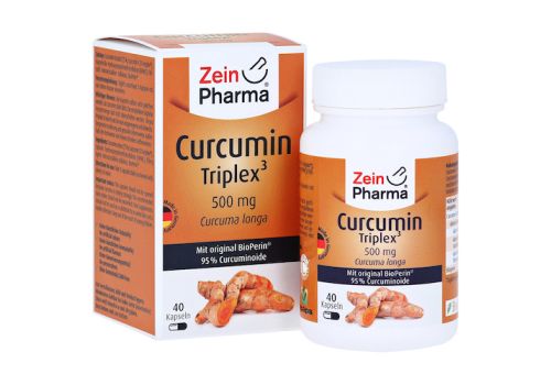 CURCUMIN-TRIPLEX3 500 mg/Kap.95% Curcumin+BioPerin – PZN 08405162 (PZN 08405162)