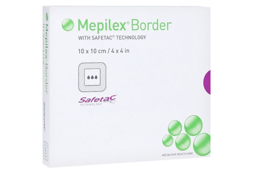 MEPILEX Border Schaumverband 10x10 cm – PZN 04744826 (PZN 04744826)