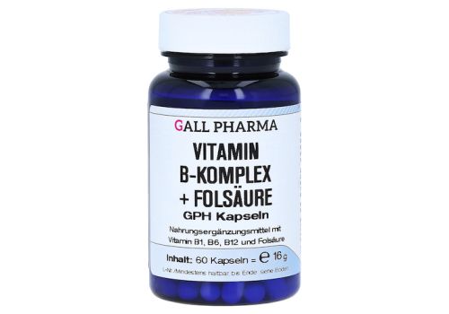 VITAMIN B KOMPLEX+Folsäure Kapseln – PZN 03379603 (PZN 03379603)