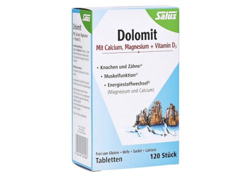 DOLOMIT Tabletten m.Calcium Magnesium Vit.D3 Salus – PZN 07798260 (PZN 07798260)