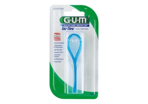 GUM ERZ Thru Floss Threaders Zahnseideneinfäden – PZN 04550157 (PZN 04550157)