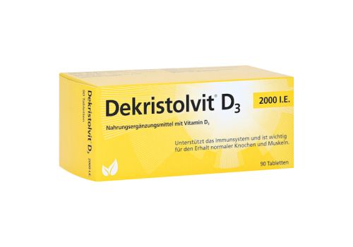 Dekristolvit D3 2.000 I.E. Tabletten – PZN 10818569 (PZN 10818569)