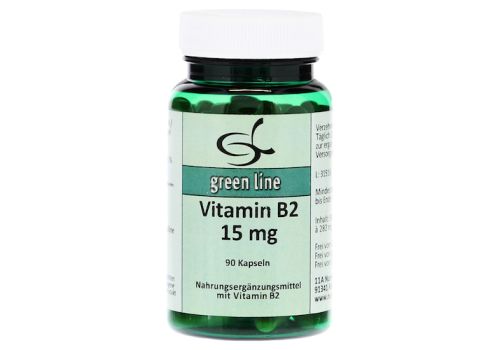 VITAMIN B2 15 mg Kapseln – PZN 11578624 (PZN 11578624)