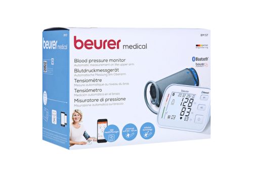 BEURER BM57 Bluetooth Oberarm Blutdruckmessgerät – PZN 11480210 (PZN 11480210)