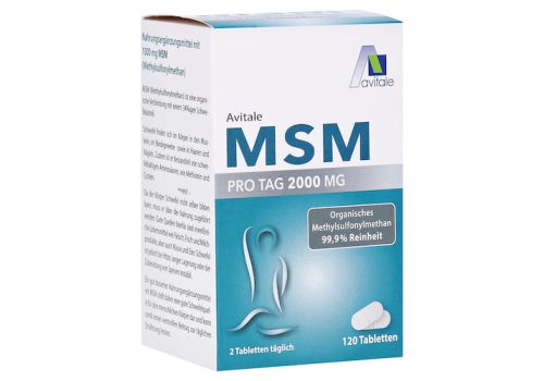 MSM 2000 mg Tabletten – PZN 17165538 (PZN 17165538)