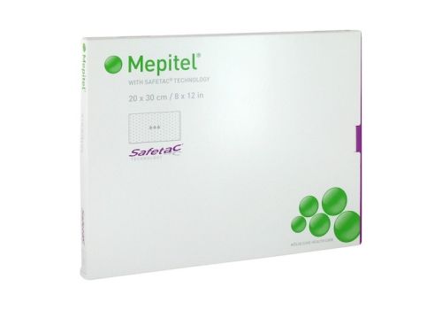 MEPITEL Silikon Netzverband 20x30 cm steril – PZN 04660472 (PZN 04660472)