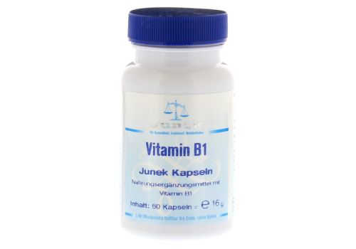 VITAMIN B1 3 mg Junek Kapseln – PZN 04132129 (PZN 04132129)