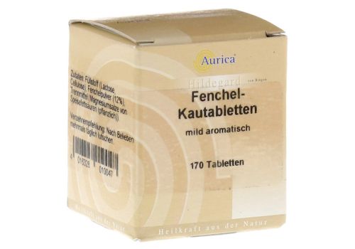 Fenchelkautabletten Aurica – PZN 08509111 (PZN 08509111)