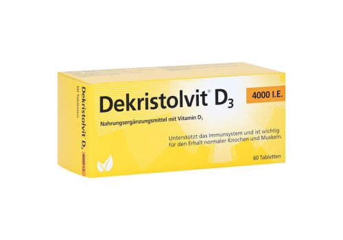 Dekristolvit D3 4.000 I.E. Tabletten – PZN 10818581 (PZN 10818581)