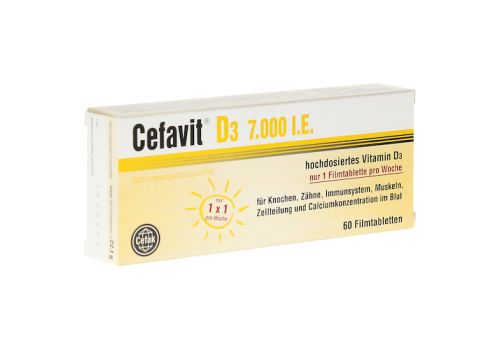 CEFAVIT D3 7.000 I.E. Filmtabletten – PZN 12347743 (PZN 12347743)