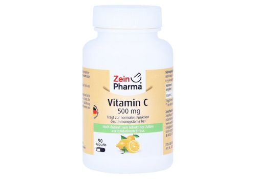 VITAMIN C 500 mg Kapseln – PZN 08922408 (PZN 08922408)