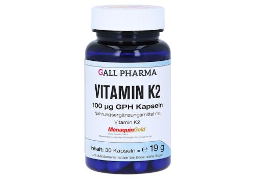 VITAMIN K2 100 µg GPH Kapseln – PZN 10337953 (PZN 10337953)